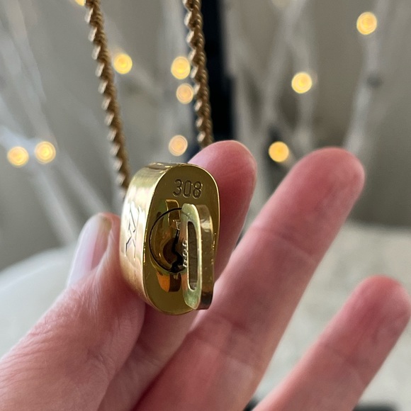 Authentic Louis Vuitton Lock and key necklace 308 - Picture 8 of 13